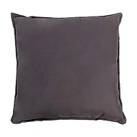 Decorative Square Pillow, Gray, 18 in x 18 in