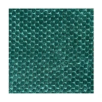 Plush Throw, Honeycomb Pattern, Green, 50 in x 60 in