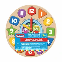 Shape Sorter Wood Clock, Assortment