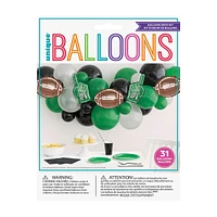 Unique Balloons Kickoff Football Balloon Arch Kit, 31 ct