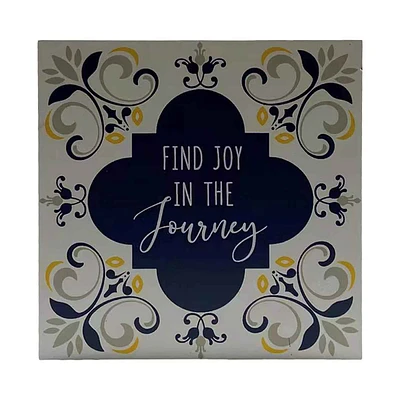 'Find Joy in the Journey' Wooden Wall Art