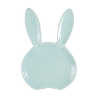 Bunny Shaped Plate, Blue