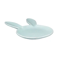 Bunny Shaped Plate, Blue