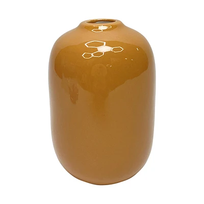 Ceramic Vase, Tan, Large