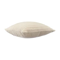 Decorative Pillow, Natural, 18 in x 18 in