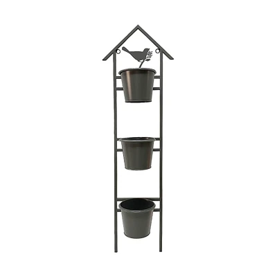 Metal 3-Tiered Wall Planter