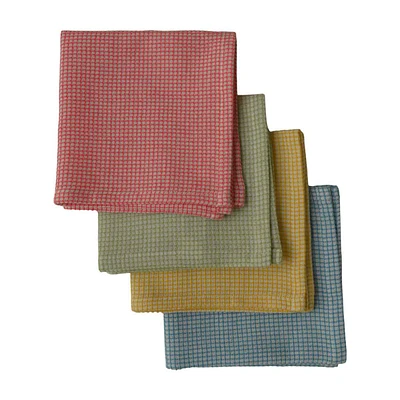 Waffle Weave Dish Cloth, 4 Count