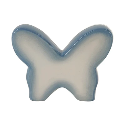 Ceramic Tabletop Butterfly, Blue