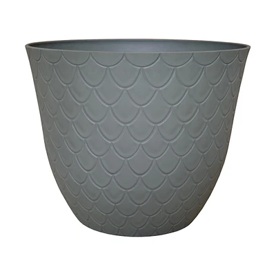 Decorative Scales Pattern Planter, 16 in