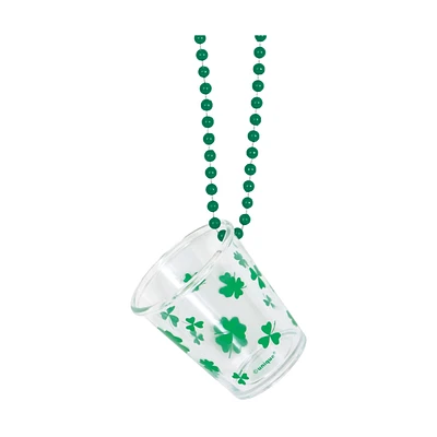 Unique Party! St. Patrick's Day Shot Glass Beaded Necklace