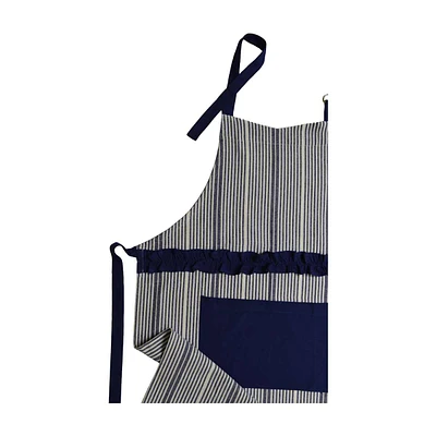 Cotton Woven Apron with Ruffle, 23 in x 39 in