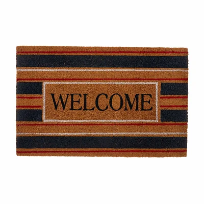 Rectangular Coir Mat, Assorted