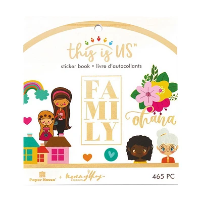 This is Us 'Our Family' Sticker Book, 465 Pieces