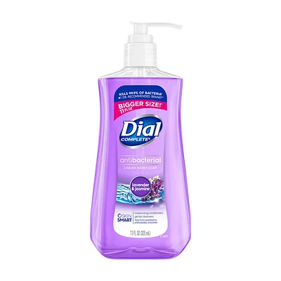 Dial Complete Antibacterial Liquid Hand Soap, Lavender & Jasmine, 11 fl oz