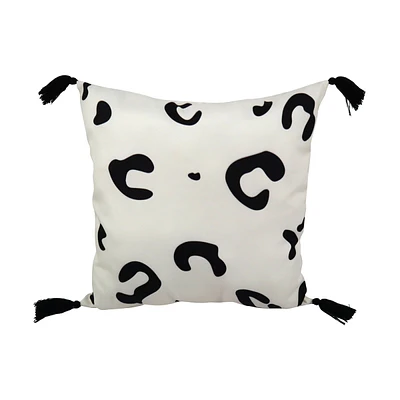 Indoor/Outdoor Pillow With Animal Print