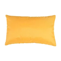 Yellow Patchwork Lumbar Pillow