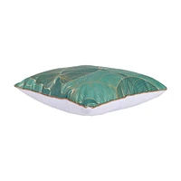 Leaf Print Pillow