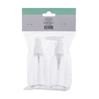 Beauty Plastic Travel Spray Bottles, White