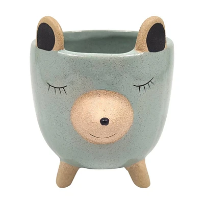 Fox Ceramic Planter