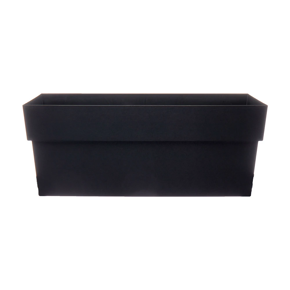 Finley Deck Rail Planter, Black