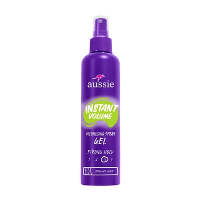 Aussie Instant Volume Volumizing Spray Gel For Wavy Hair, And Straight Hair, 5.7 fl oz