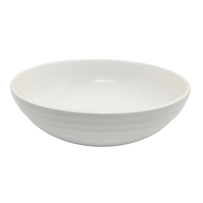 Ceramic Serving Bowl, White