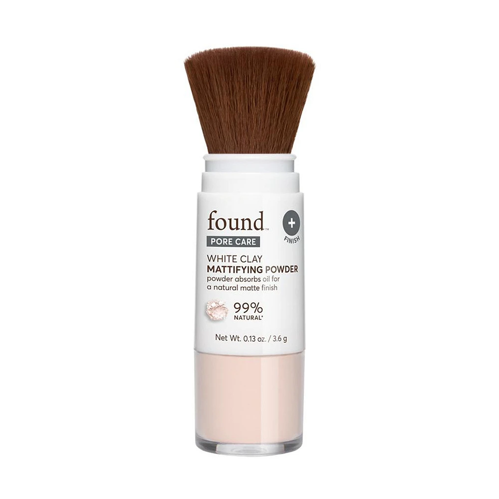 found White Clay Mattifying Powder