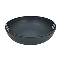 Dark Gray Matte Plastic Pasta Bowl, Pack of 2