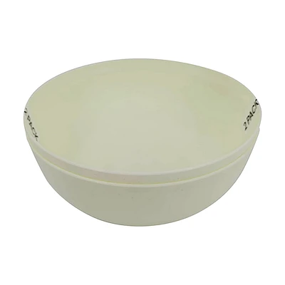 Cool Cream Matte Plastic Dinner Bowl, Pack of 2