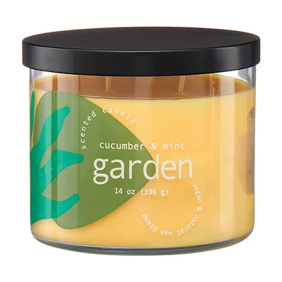 Scented Candle, Cucumber & Mint Garden