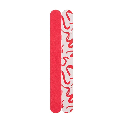 Red Nail File Set, Pack of 2