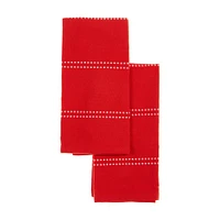 Woven Napkin, Red, 2 Pack