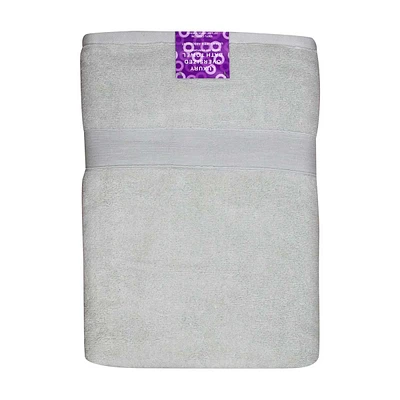 Luxury Oversize Cotton Bath Towel, Green, 32 in x 64 in