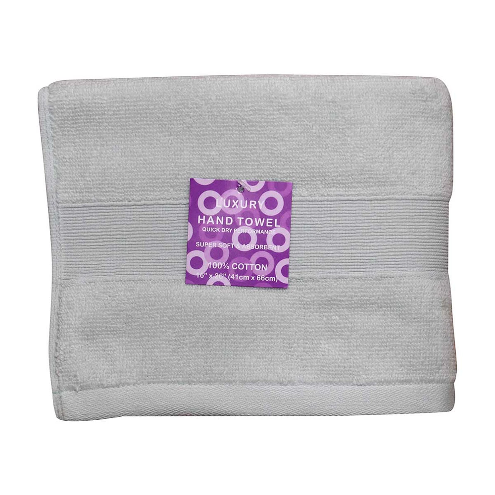 Luxury Cotton Hand Towel, Green