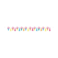 6 ft Rainbow Birthday Sweets Garland with Tassels