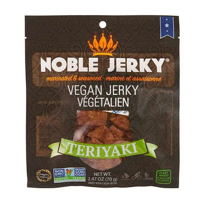 Noble Jerky Teriyaki Flavored Vegan Jerky, 2.47 oz
