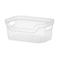 Sterilite Open Plastic Bins, Set of 2, Small