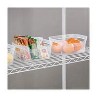 Sterilite Open Plastic Bins, Set of 2, Small