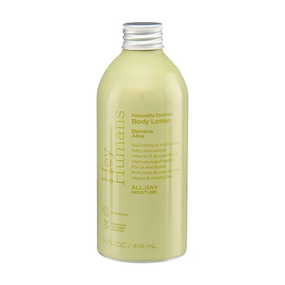 Hey Humans Body Lotion, Banana Aloe