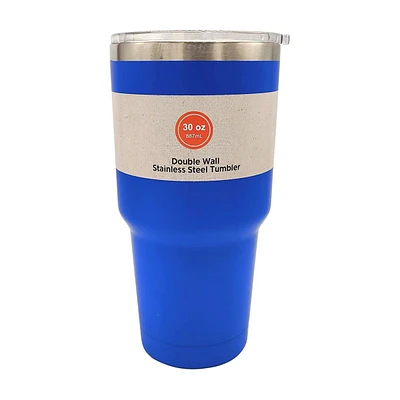 Double Wall Stainless Steel Tumbler, Blue