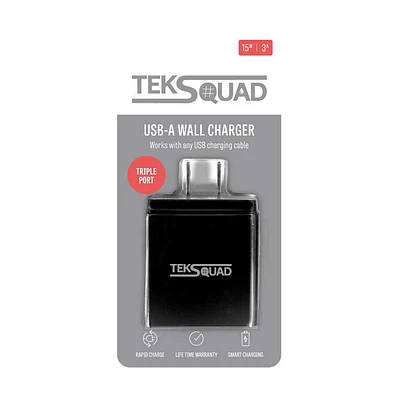 TekSquad Wall Charger, 3 Port