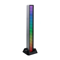 Monster Basics LED Sound-Reactive Rechargeable Multicolor Flow LED Equalizer Light Bar