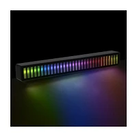 Monster Basics LED Sound-Reactive Rechargeable Multicolor Flow LED Equalizer Light Bar