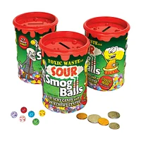 Toxic Waste Sour Smog Balls Bank, 4 oz