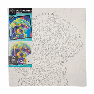 Studio Sensations Pop Art Dog Canvas Painting Kit