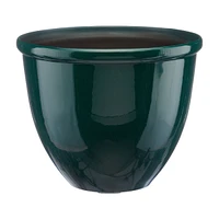 Decorative Glazed Planter, 12 in