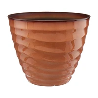 Ripple Ceramic Planter, 12 in