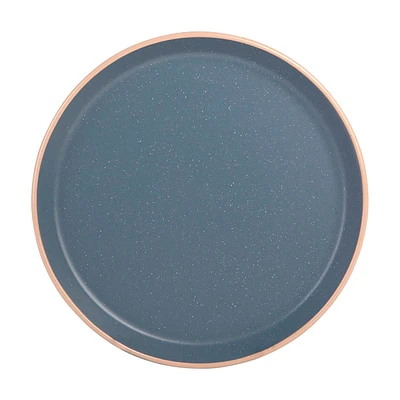 Speckled Deep Rim Salad Plate, Blue, 8 in