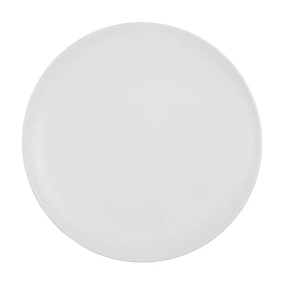 Melamine Round Dinner Plate, White