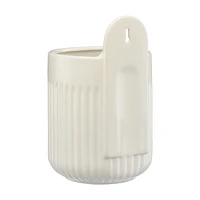 Hanging Utensil Holder, Off-White